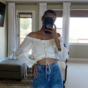 Nasty Gal Off the Shoulder Top